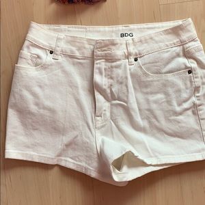 high rise jean shorts